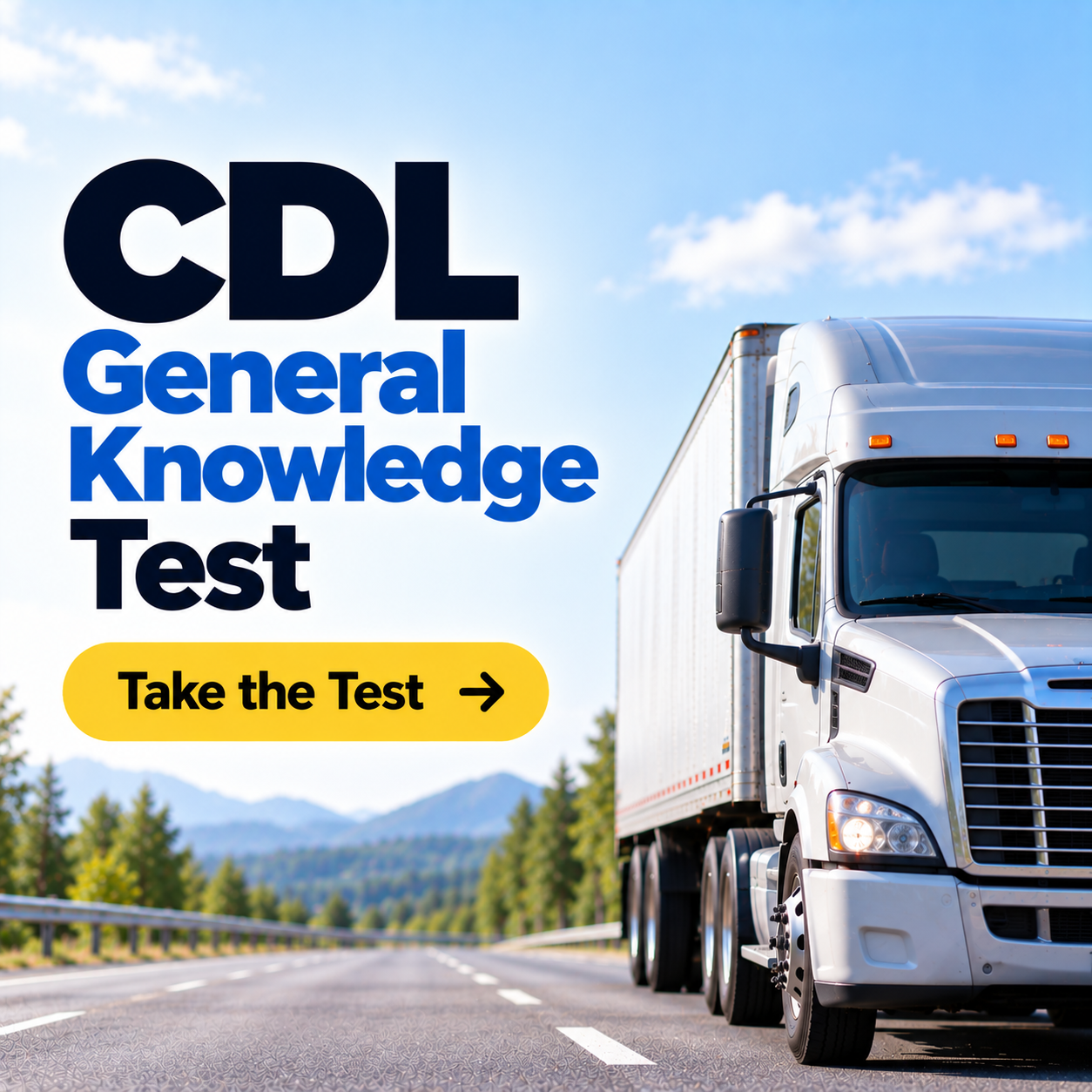 Alabama CDL General Knowledge Test – 20 Questions with Answers