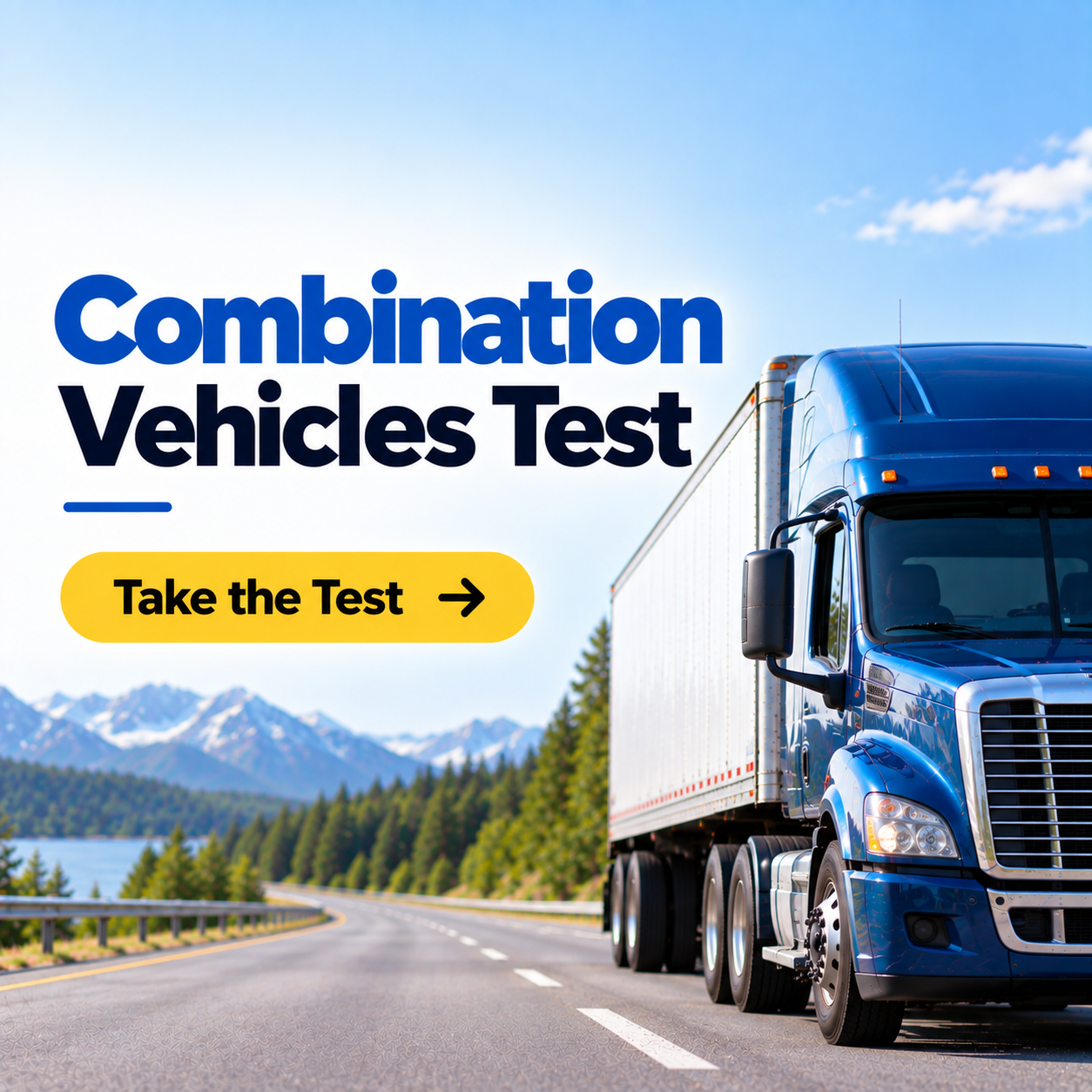 Alabama Combination Vehicles Test – 20 Questions with Answers