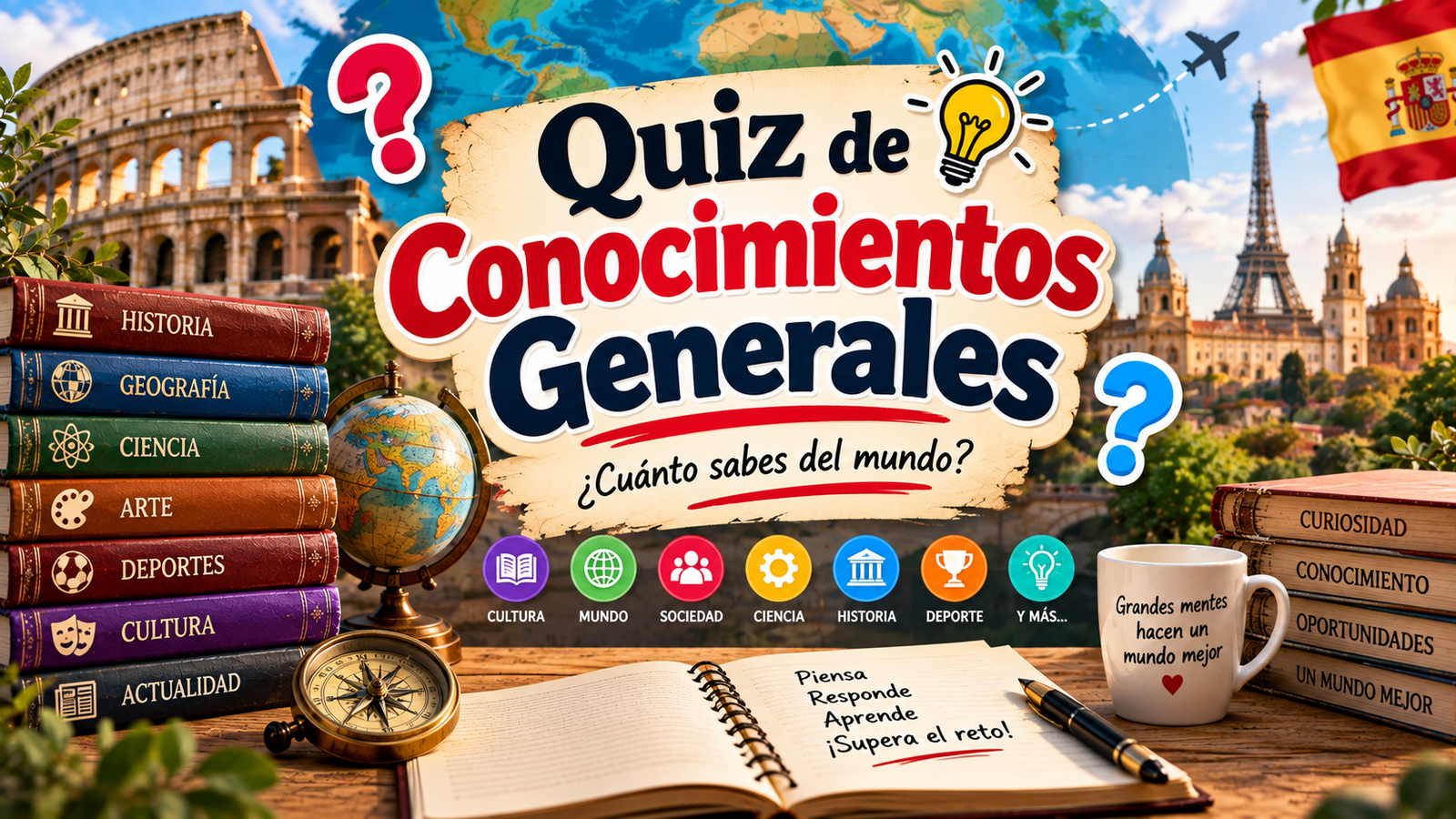 Quiz de Cultura General de España – 20 Preguntas Más
