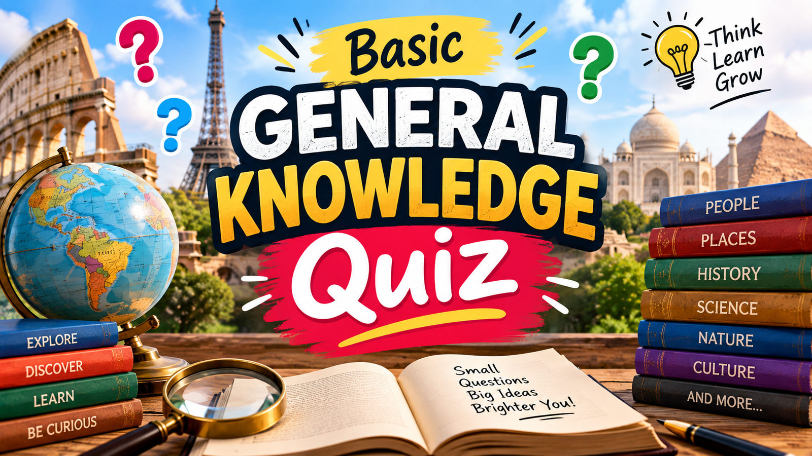 General Knowledge Quiz – 20 Questions