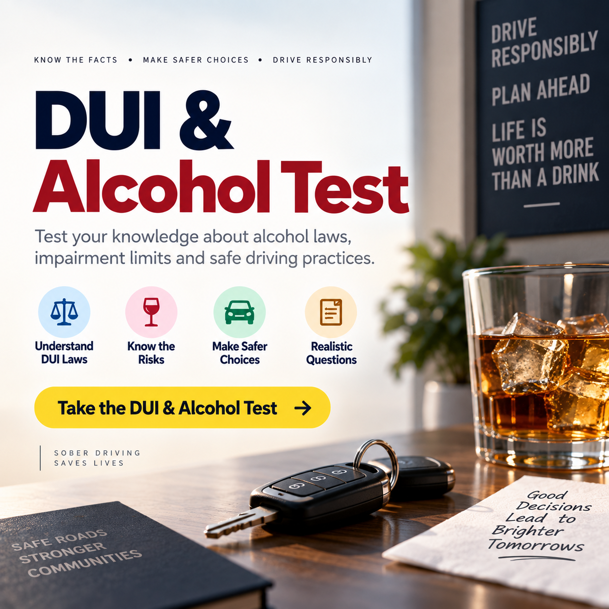 Alabama DUI & Alcohol Test – 20 Questions with Answers